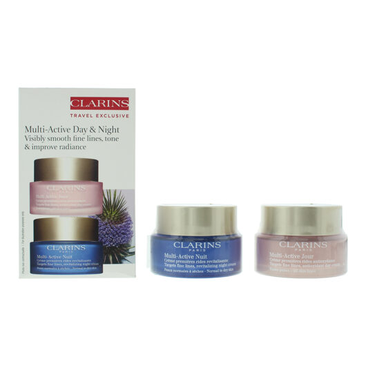 Clarins Multi-active 2 Piece Gift Set: Day Cream 50ml - Night Cream 50ml