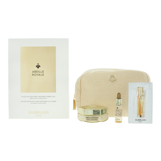 Guerlain Abeille Royale 3 Piece Gift Set: Day Cream 50ml - Water Oil Serum 5ml - Renew Repair Serum 7 X 0.6ml