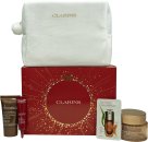 Clarins Extra Firming Gift Set 50ml Day Cream + 15ml Night Cream + 7ml Total Eye Lift + Pouch