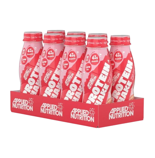 Applied Nutrition High Protein Shake Ready To Drink Strawberries & Cream 500ml x 8