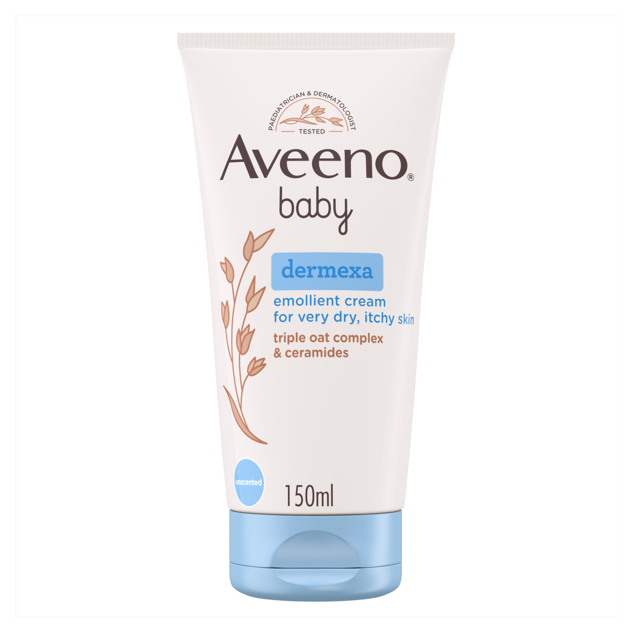 Aveeno Baby Dermexa Emollient Cream Baby Lotion Dry & Itchy Skin 150ml