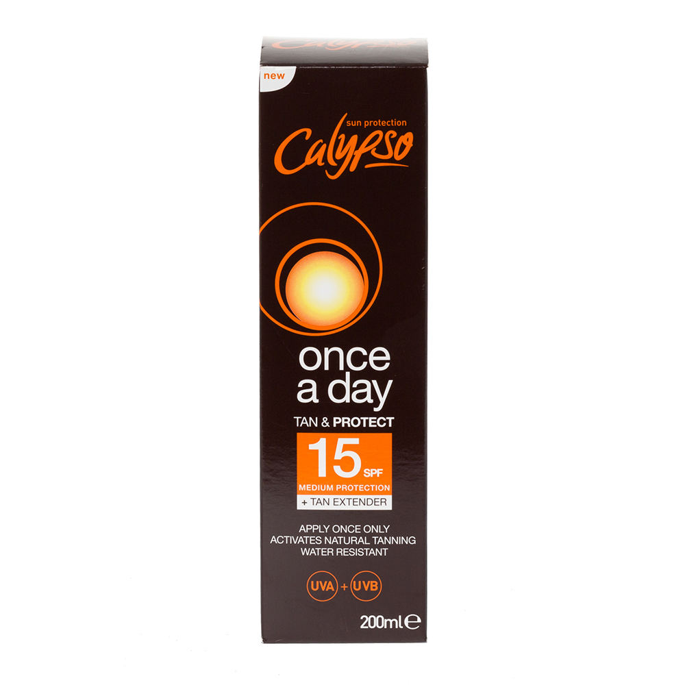 Calypso Once A Day Tan & Protect SPF15 200ml