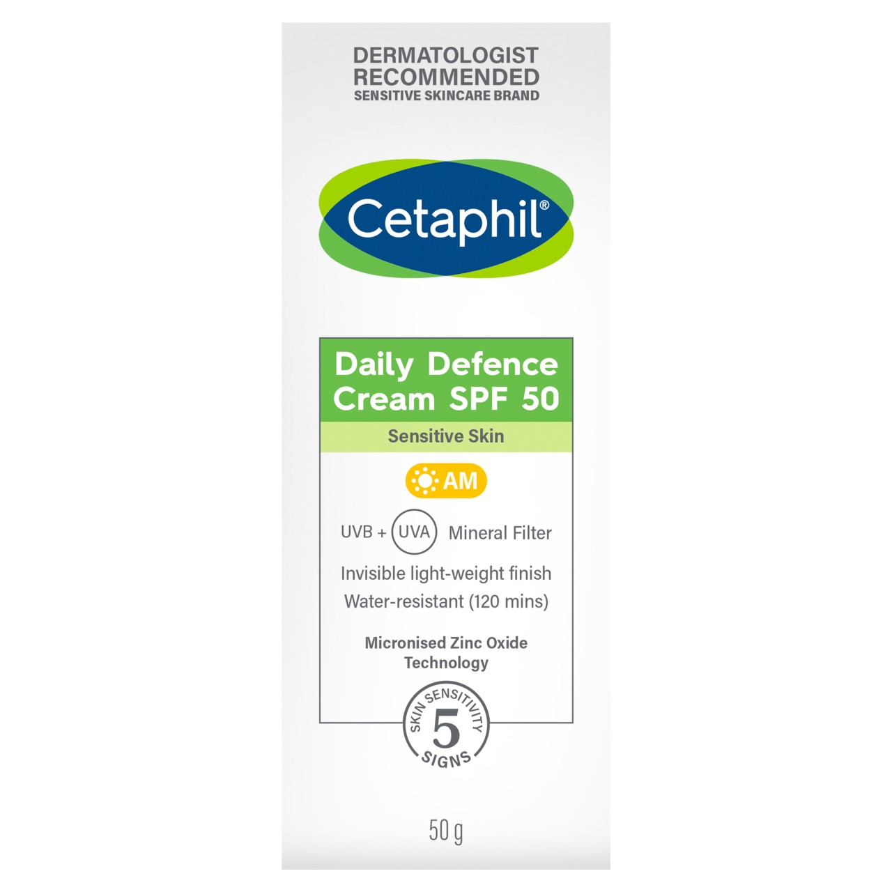 Cetaphil Daily Defence Cream SPF50 50g