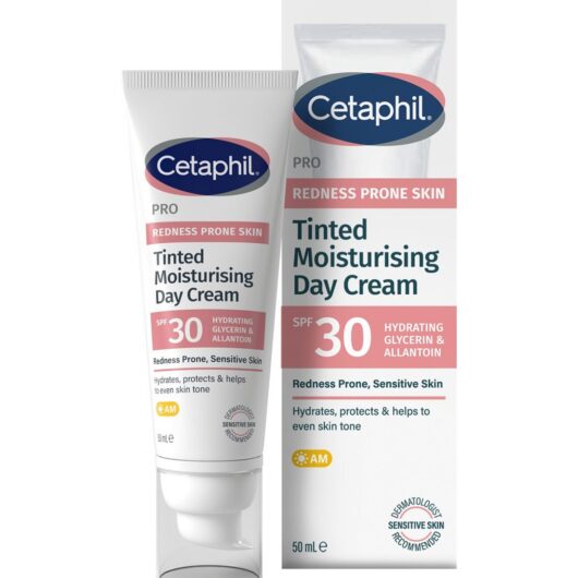 Cetaphil Pro Redness Prone Skin Tinted Moisturising Day Cream Spf 30 With Glycerin 50ml