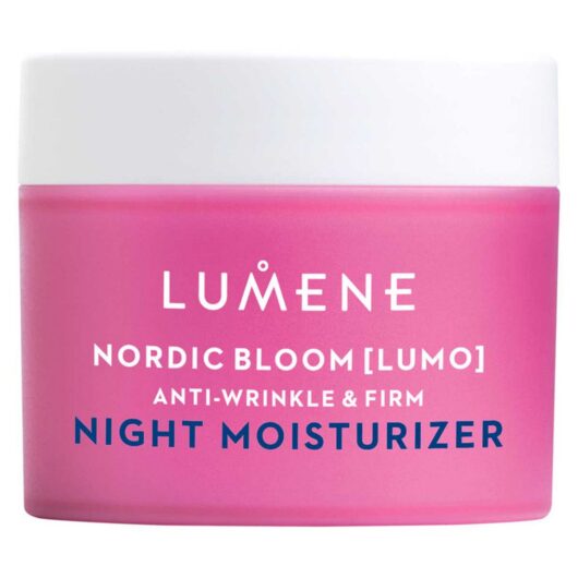 Lumene Nordic Bloom Anti-Wrinkle & Firm Night Moisturiser, Anti-Ageing Cream For Wrinkles 50 ml