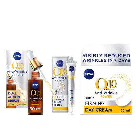 Nivea Q10 Day Cream Spf15 & Serum Bundle