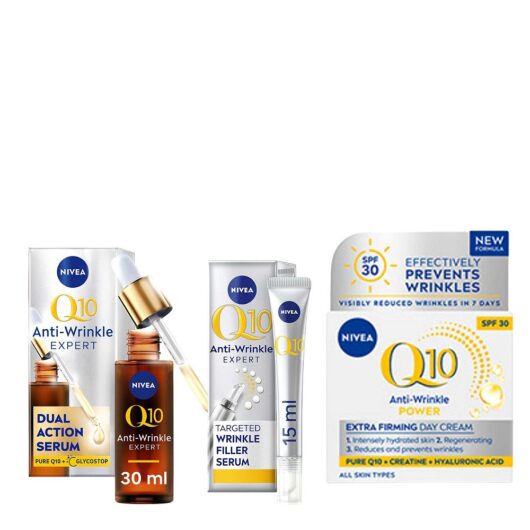 Nivea Q10 Day Cream Spf30 & Serum Bundle