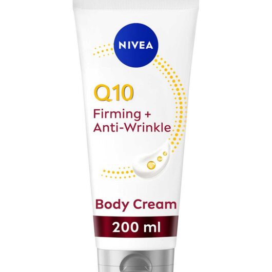 Nivea Q10 Firming + Anti-Wrinke Body Neck & Chest Cream Moisturiser200 ml, 200ml