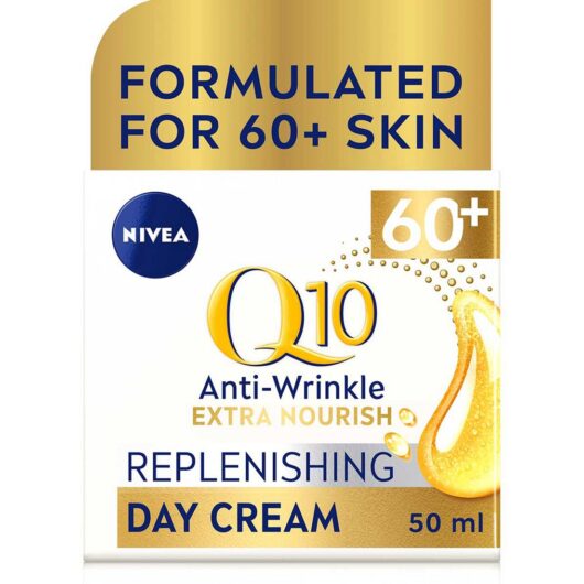Nivea Q10 Power 60+ Anti-Wrinkle Face Cream Moisturiser 50ml