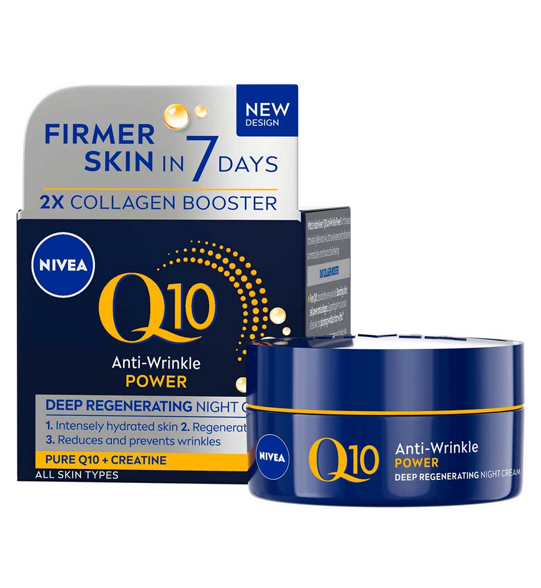 Nivea Q10 Power Anti-Wrinkle + Firming Night Cream 50ml