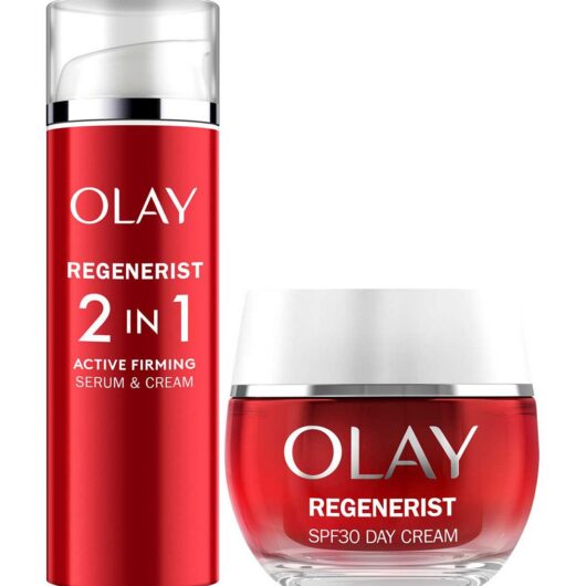 Olay Regenerist Day Face Cream Spf30 & Serum Bundle