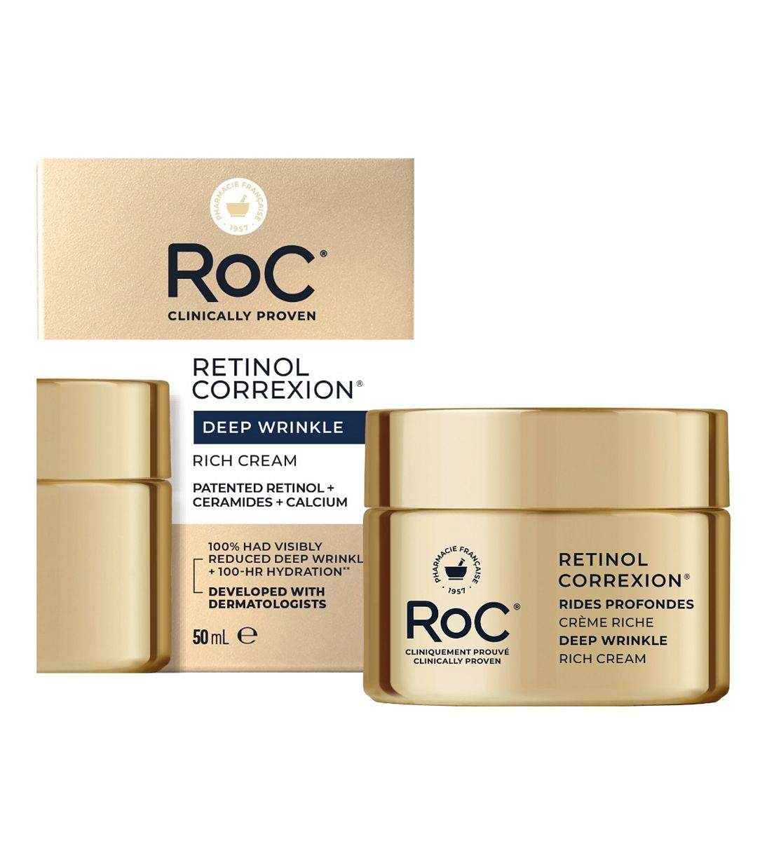 ROC Retinol Correxion Deep Wrinkle Cream Rich 50ml