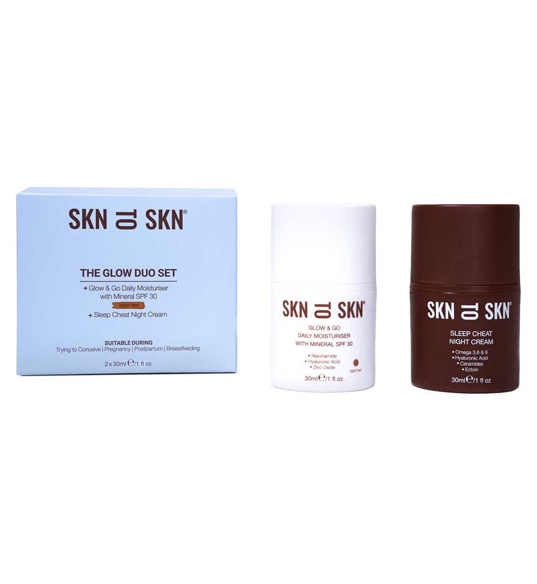 Skn to Skn The Glow Duo Deep Tint Set 30ml