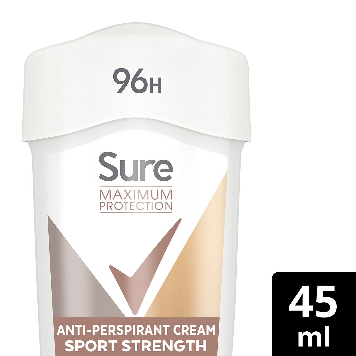 Sure Maximum Protection Anti-Perspirant Cream Stick Sport Strength 45ml